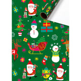 Roll Wrap Assortment 0.7x2m Basic Xmas Kids