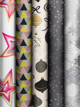 Roll Wrap Assortment 0.7 x 1.5m Dazzling Yule