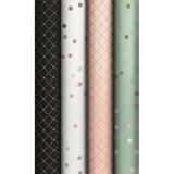 Roll Wrap Assortment  0.7x1.5m Glorious Times 40 Rolls