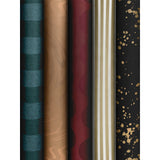 Roll Wrap Assortment 0.7x1.5m Charming Patterns 60 Rolls