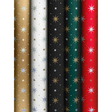 Roll Wrap Assortment 0.7x1.5m Glittering Star 60 rolls