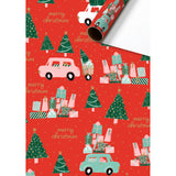 Roll Wrap Assortment 0.7x2m Traditional Xmas 60 rolls