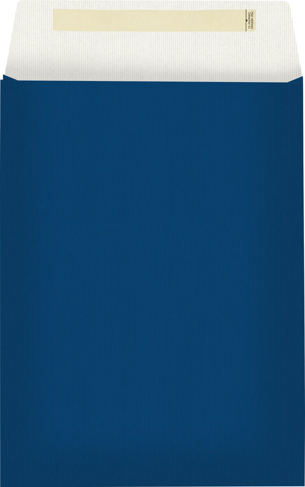 Envelope Gift Bags 22x5x30+6cm Uni Dark Blue
