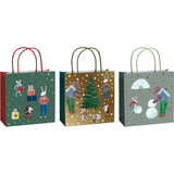 Gift Bags 20x8x20cm triple Melin 6 piece(s)