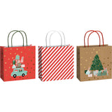 Gift Bags 20x8x20cm triple Anette 6 piece(s)