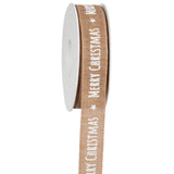 Winter Blessing Linen Ribbon Spool (GOG) 25mm x 12m 1 piece(s)