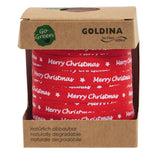 Merry Christmas Cotton Ribbon Spool (GOG) 10mm x 100m 1 piece(s)