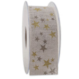 Nature Look Winter Heaven Ribbon Spool (GOG) 40mm x 15m