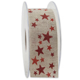 Nature Look Winter Heaven Ribbon Spool (GOG) 40mm x 2m