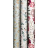 Roll Wrap Assortment 0.7x2m Happy Wedding (Duva)