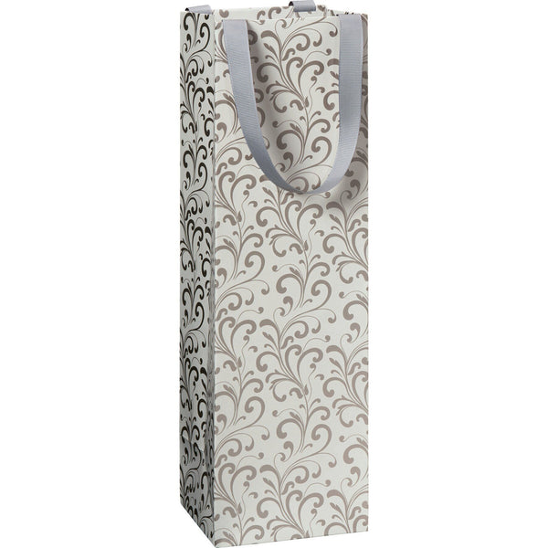 Gift Bags 11x10.5x36cm Baroa Silver