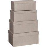 Plain Colour Gift Boxes 4 Part Set