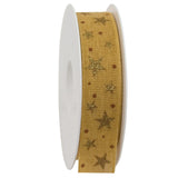 Stars Cotton Ribbon Spool (GOG) 25mm x 20m