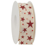Stars Cotton Ribbon Spool (GOG) 40mm x 20m