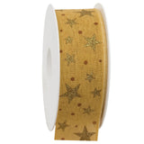 Stars Cotton Ribbon Spool (GOG) 40mm x 20m