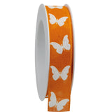 Butterfly Cotton Ribbon Spool (GOG) 25mm x 20m