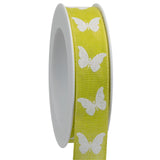 Butterfly Cotton Ribbon Spool (GOG) 25mm x 20m