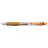 Pilot G-207 Metallic Retractable Gel Rollerball Medium Line (Gold/Silver) Display