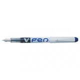 Pilot V Pen Fountain Pen White Barrel Display