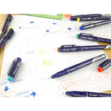 Pilot FriXion Fineliner Erasable Writing Felt Tip Pen Fun Display