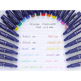 Pilot FriXion Fineliner Erasable Writing Felt Tip Pen 120 Piece Display