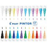 Pilot Pintor Marker Bullet Tip Extra Fine Line Display