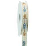 Winter Wonderland Cotton Ribbon Spool (GOG) 15mm x 18m