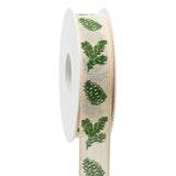 Nature Cotton Ribbon Spool (GOG) 25mm x 18m