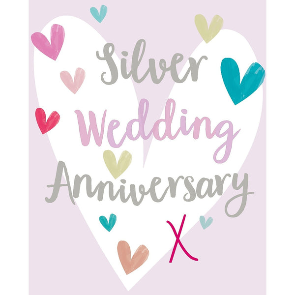 Liz & Pip - Silver Wedding Anniversary (Focus)120x150mm (Garden Party)
