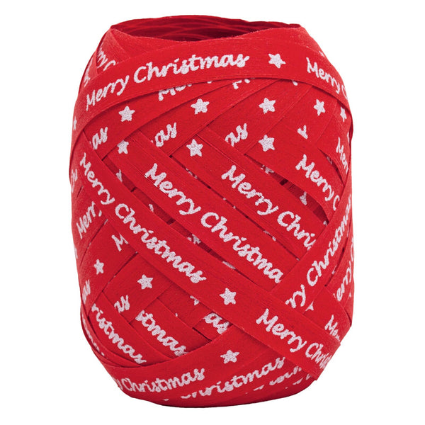 Merry Christmas Cotton Ribbon Egg (GOG) 10mm x 12m 12 piece(s)