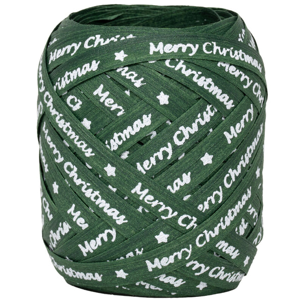 Merry Christmas Cotton Ribbon Egg (GOG) 10mm x 12m 12 piece(s)