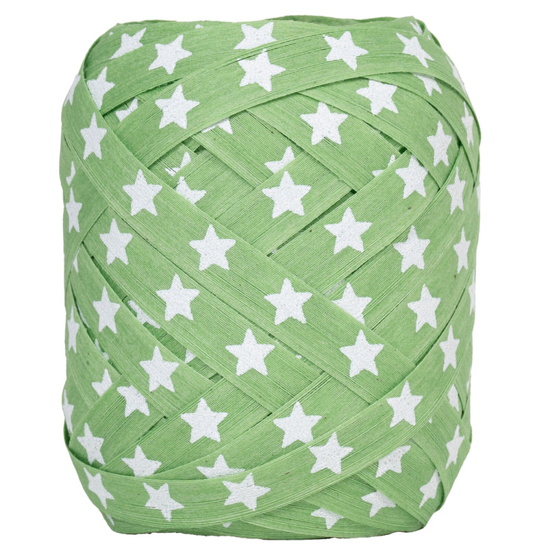 Large Stars Cotton Ribbon Egg (GOG) 10mm x 12m 12 piece(s)