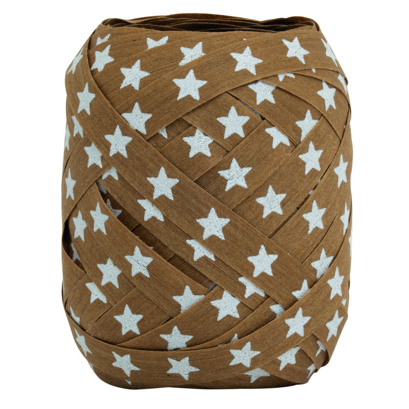 Large Stars Cotton Ribbon Egg (GOG) 10mm x 12m 12 piece(s)