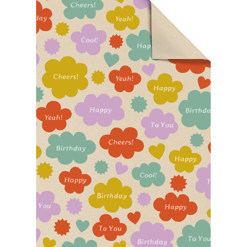 Flat Wrap 50x70cm Jorin Lilac 25 sheets