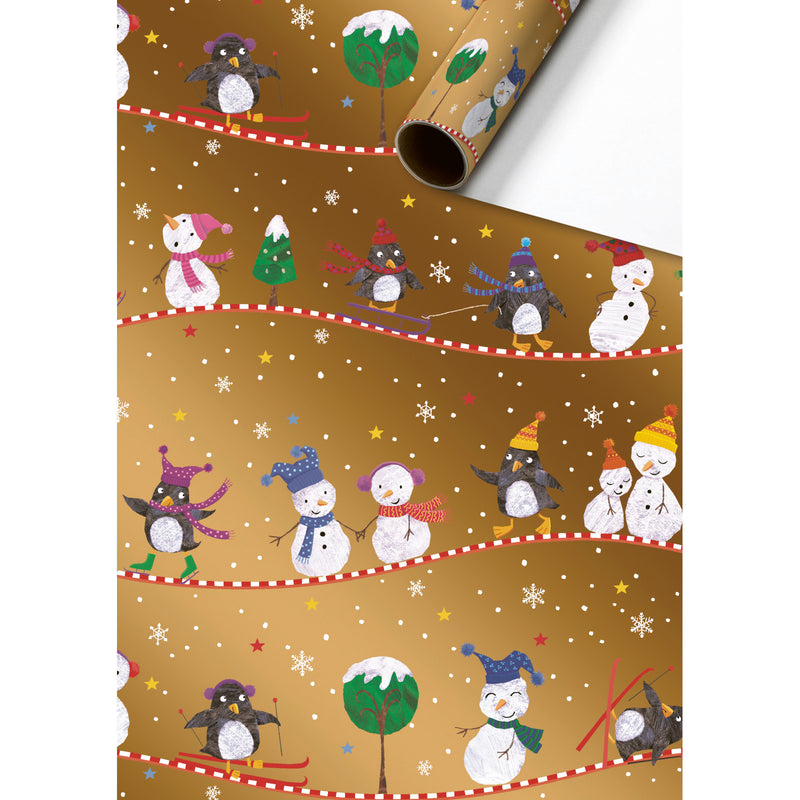 Roll Wrap Assortment 0.7x2m Basic Xmas Kids