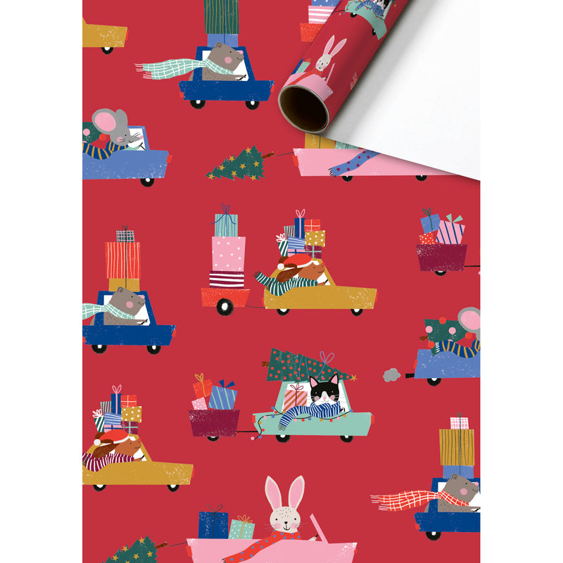 Roll Wrap Assortment 0.7x2m Basic Xmas Kids