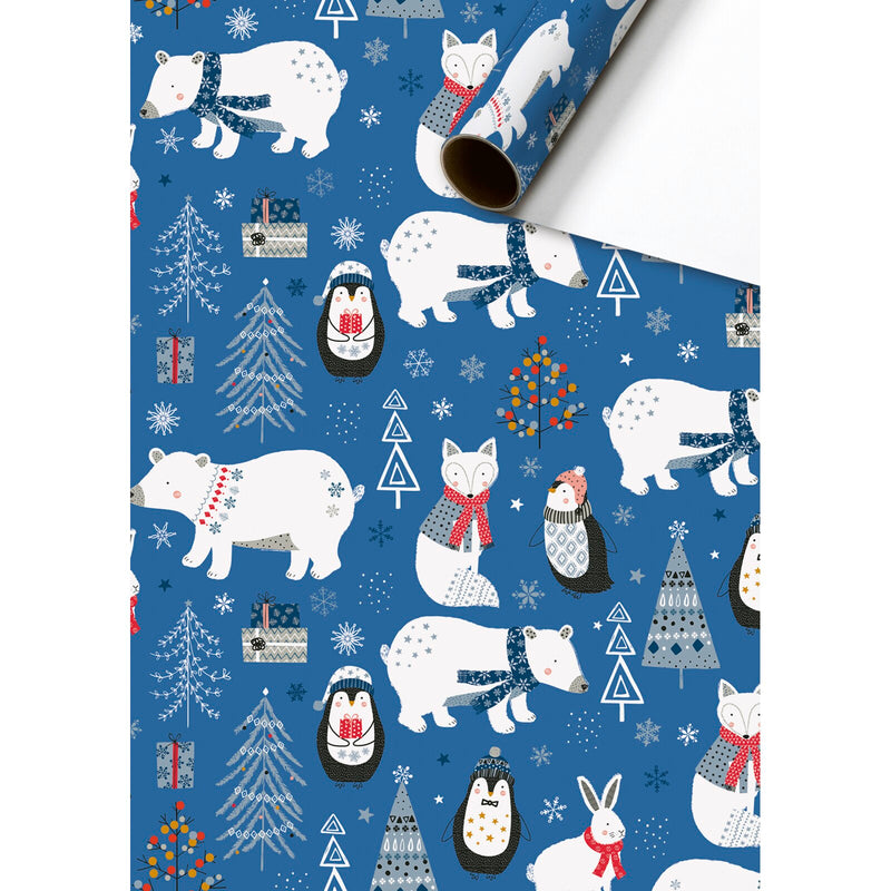 Roll Wrap Assortment 0.7x2m Basic Xmas Kids