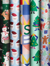 Roll Wrap Assortment 0.7x3m Playful Xmas