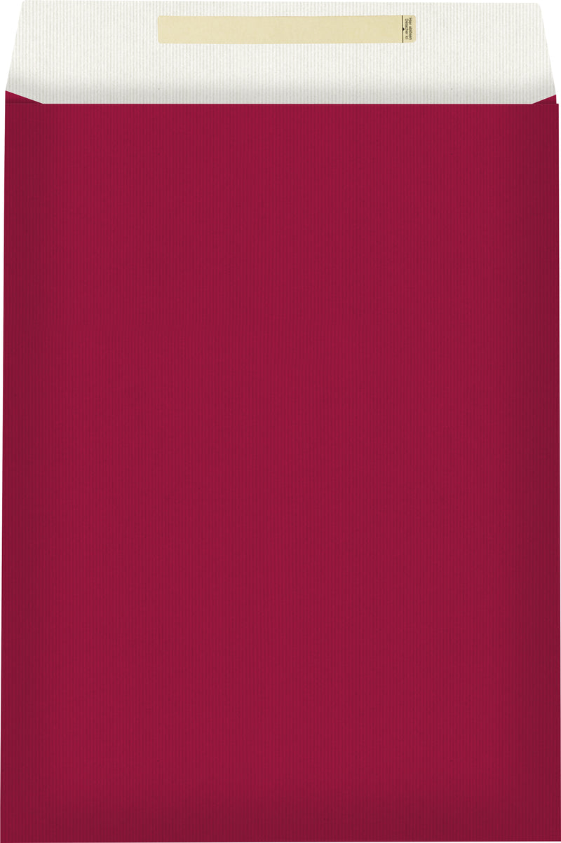 Envelope Gift Bags 32x6x43+6cm Uni Bordeaux