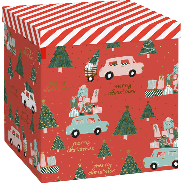 Gift Boxes 23x23x24cm Anette Red