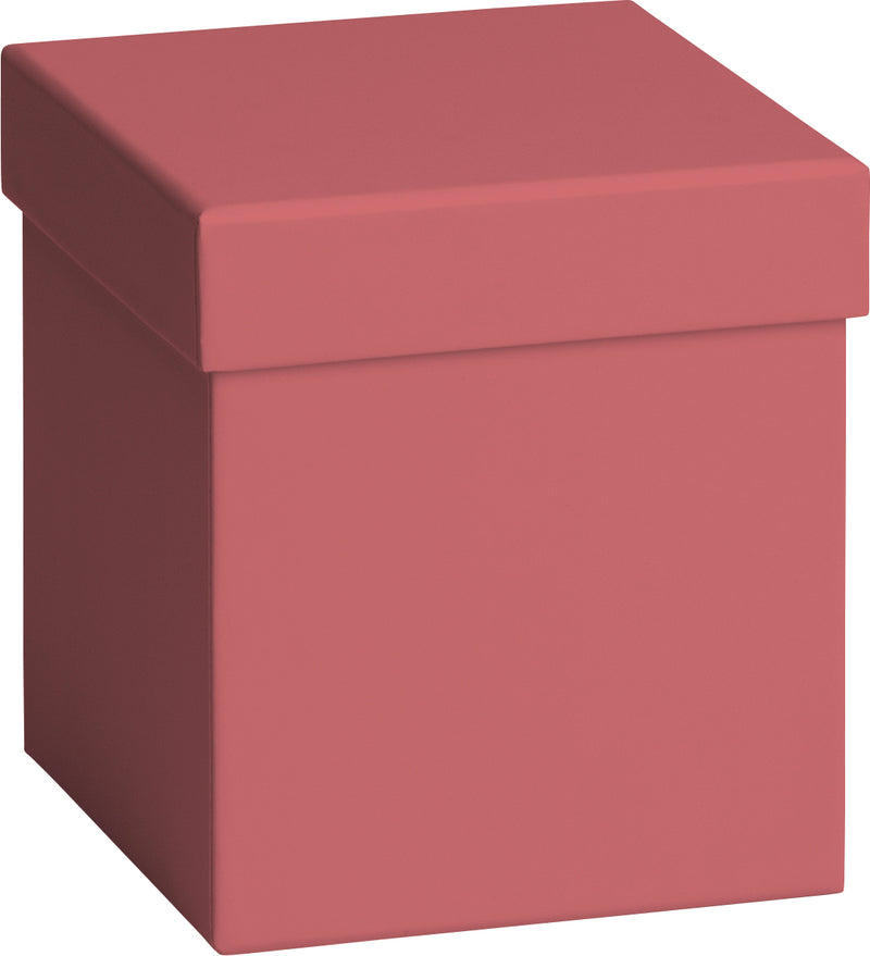 Gift Boxes 11x11x12cm CUBE Uni Pure Red