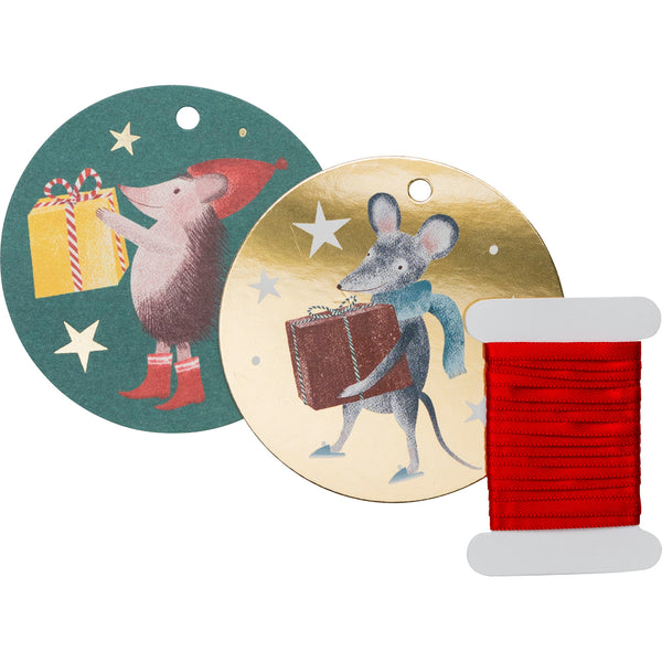 Gift Tag Kits 5cm 10 tags Melin 6 sets