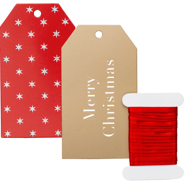 Gift Tag Kits 4.5x8cm 10 tags Zidonia 6 sets
