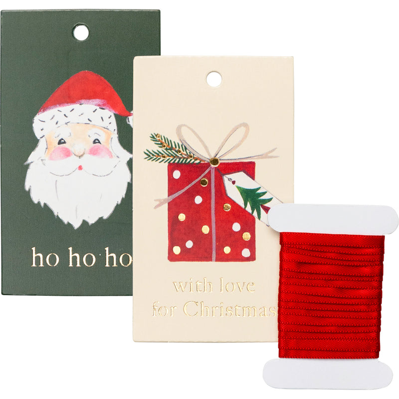 Gift Tag Kits 4.5x8cm 10 tags Kirsten 6 sets