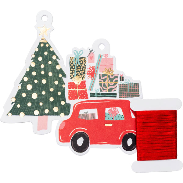 Gift Tag Kits 4.5x8cm 10 tags Anette 6 sets