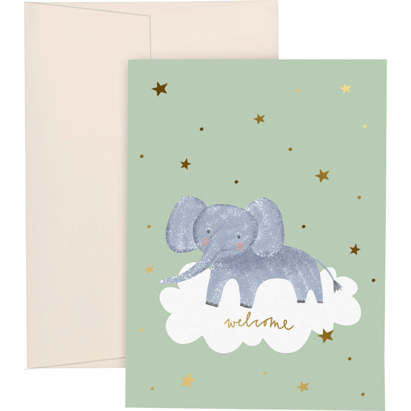 Gift Cards 10.5x14.8cm A6 Mimmo Green 6 pieces