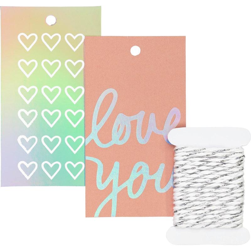 Gift Tag Kits 4.5x8cm 10 tags Kayla 6 sets