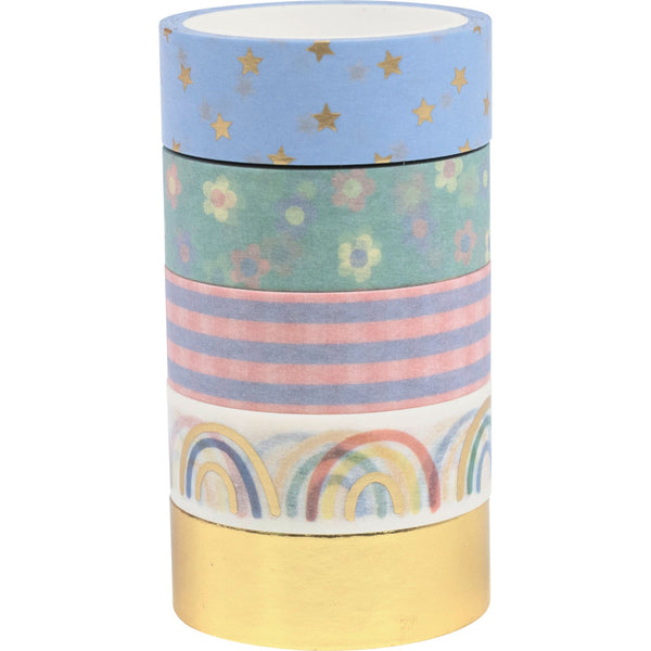Deco Tapes 15mmx5m 5 designs Kids 6 sets