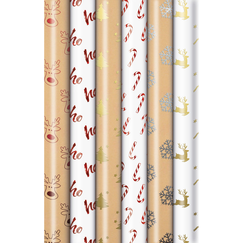 RW Assort Xmas Shining Moments 1.5mx70cm 30 rolls