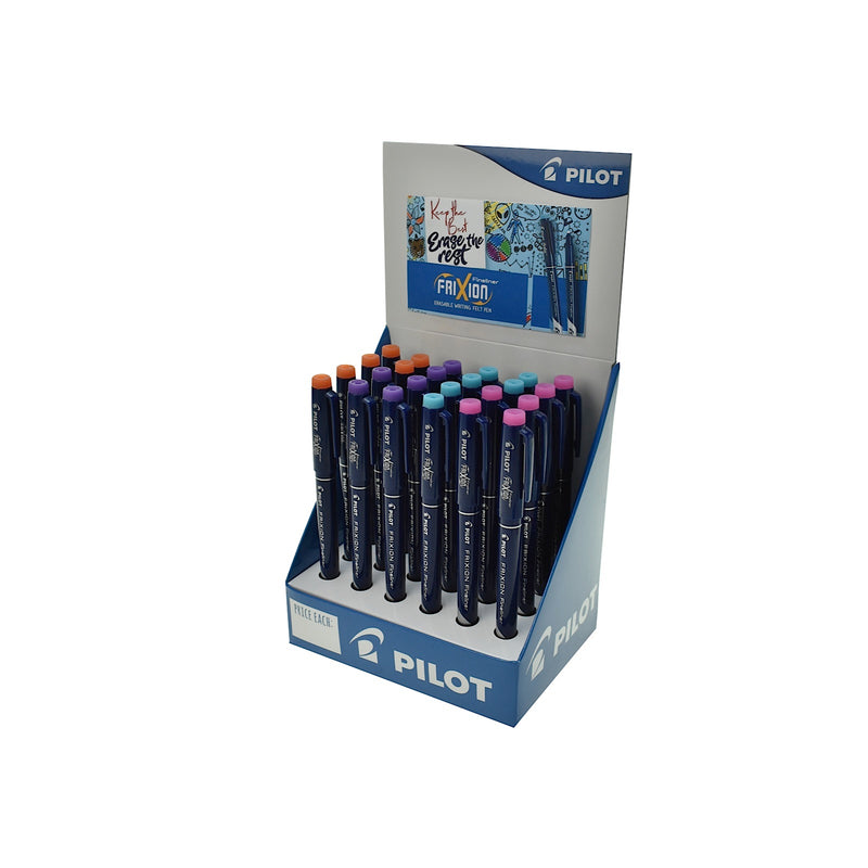 Pilot FriXion Fineliner - Fine Line Erasable Marker Pen 1.3mm Black Ink (Pack Of 3 - View #5